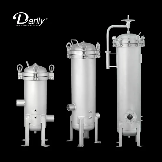 10''20''30''40'' 304 316L Liquid Filtration Stainless Steel Sanitary Water Ss Filter Housing for PP/Pes/PTFE Filter Cartridge